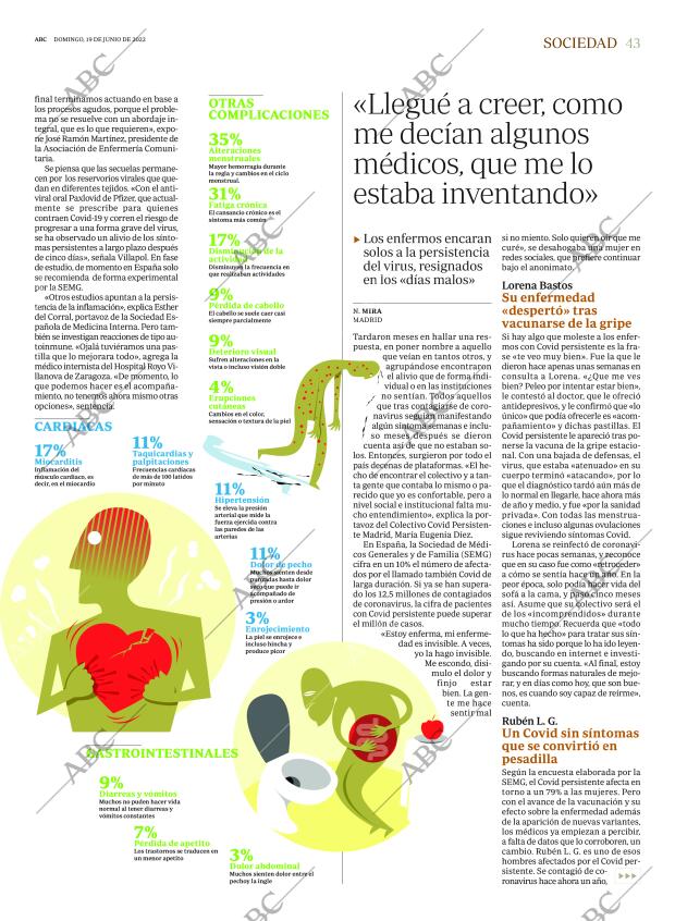 ABC MADRID 19-06-2022 página 43