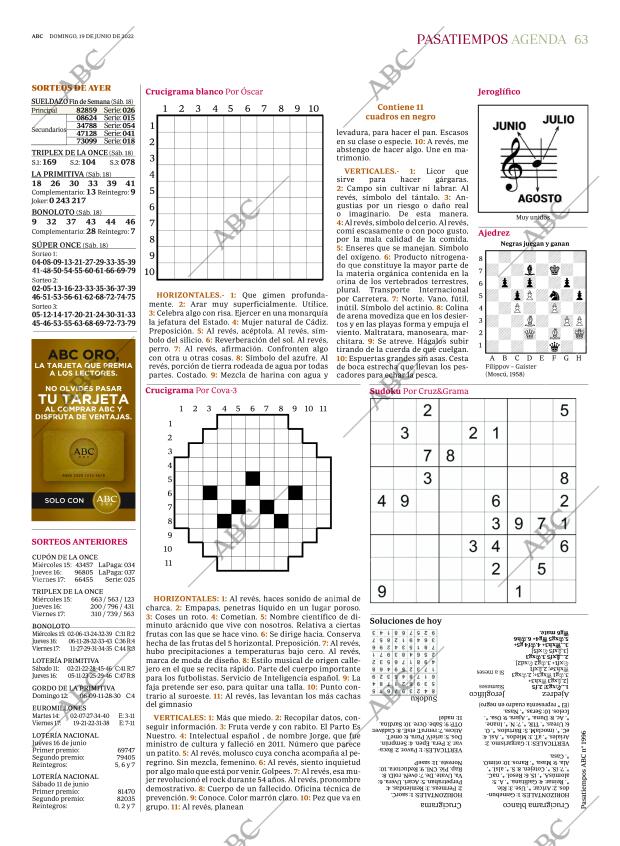 ABC MADRID 19-06-2022 página 63
