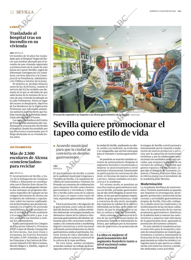 ABC SEVILLA 19-06-2022 página 22