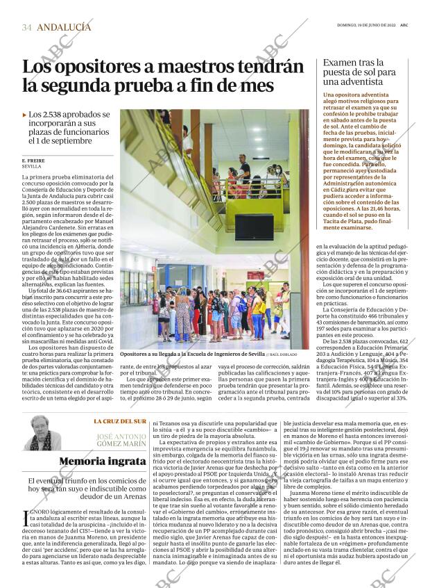ABC SEVILLA 19-06-2022 página 34