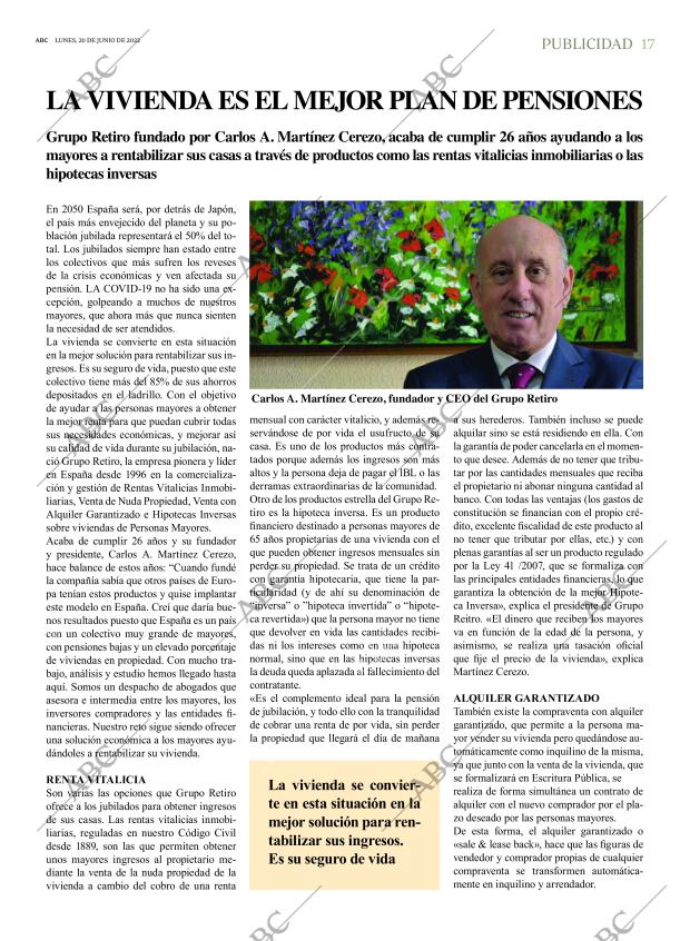ABC MADRID 20-06-2022 página 17