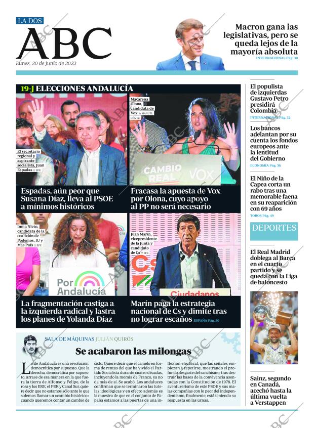 ABC MADRID 20-06-2022 página 2
