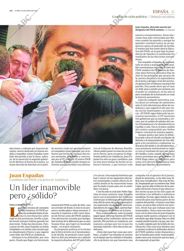 ABC MADRID 20-06-2022 página 21