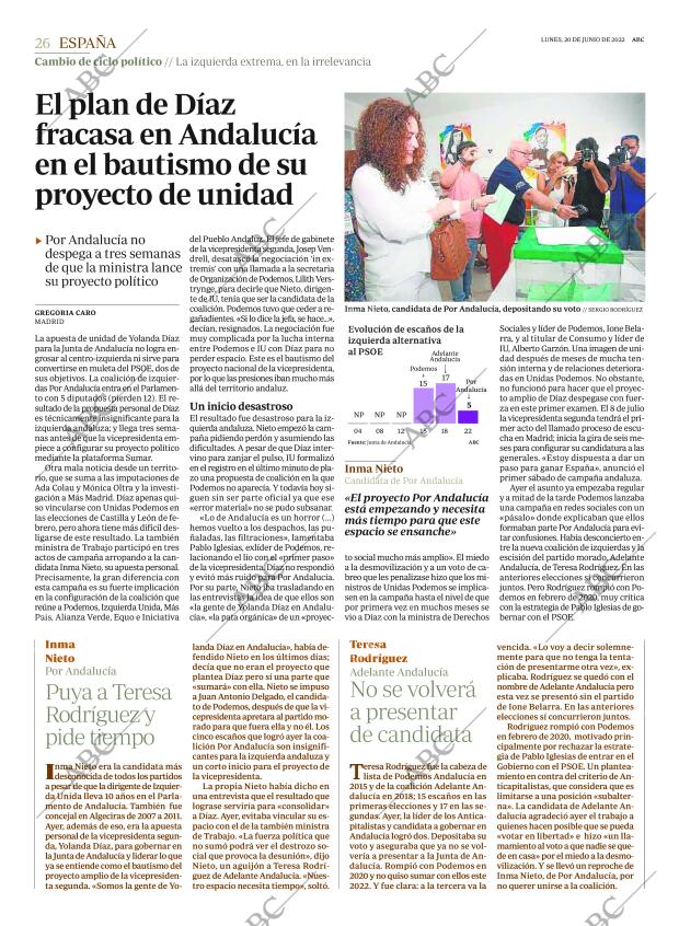 ABC MADRID 20-06-2022 página 26