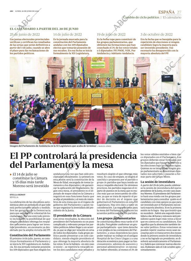 ABC MADRID 20-06-2022 página 27