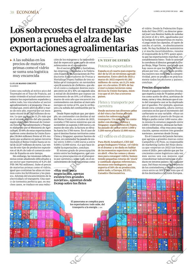 ABC MADRID 20-06-2022 página 38