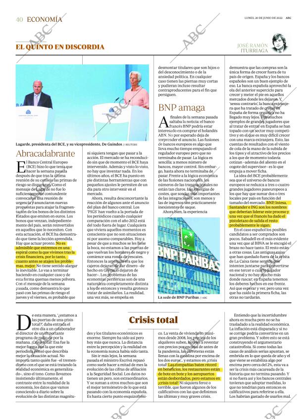 ABC MADRID 20-06-2022 página 40