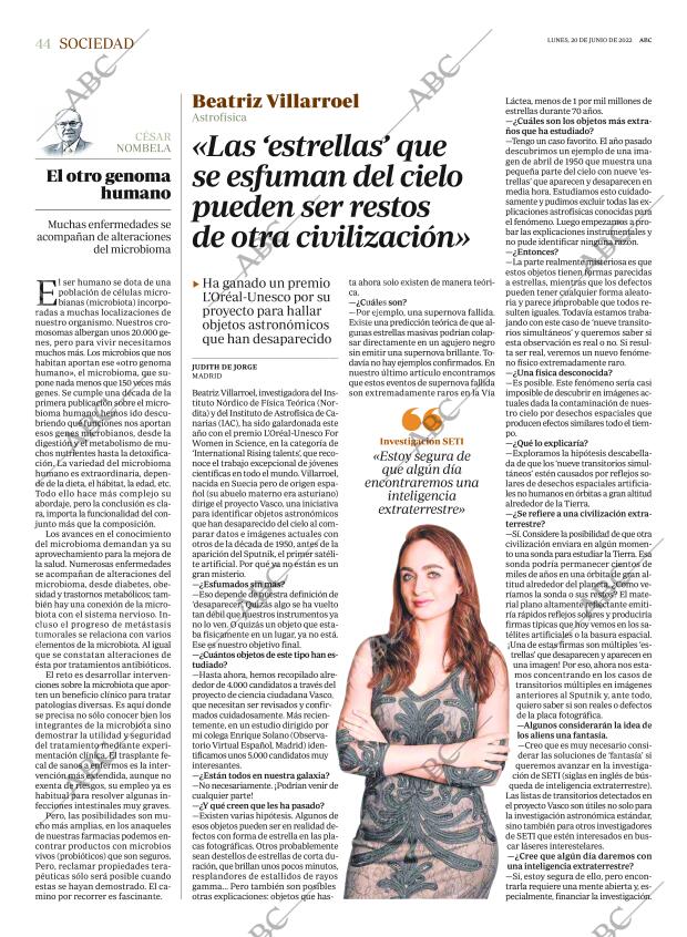 ABC MADRID 20-06-2022 página 44