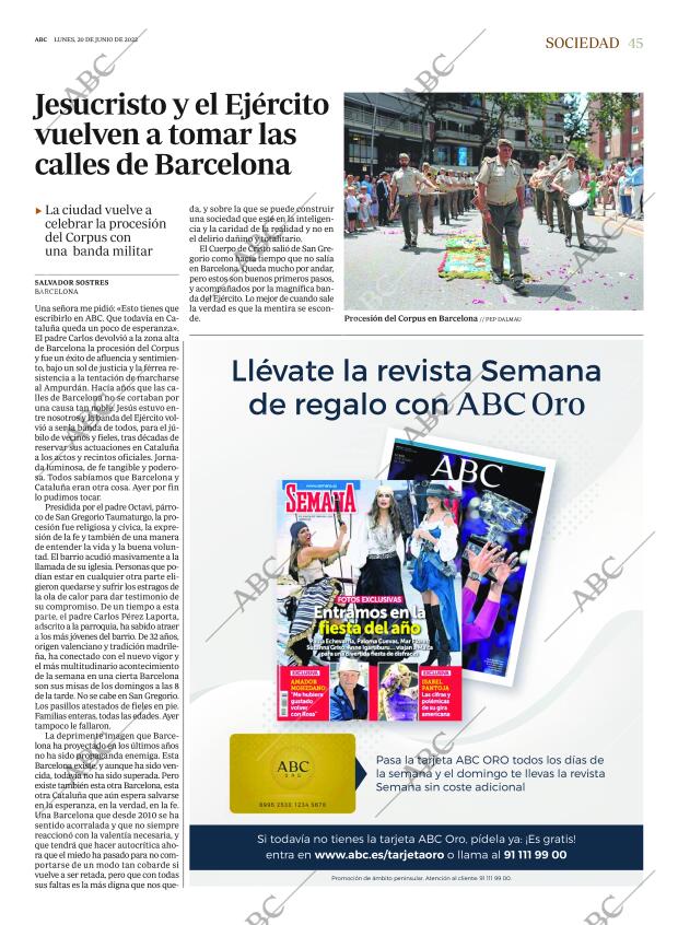 ABC MADRID 20-06-2022 página 45