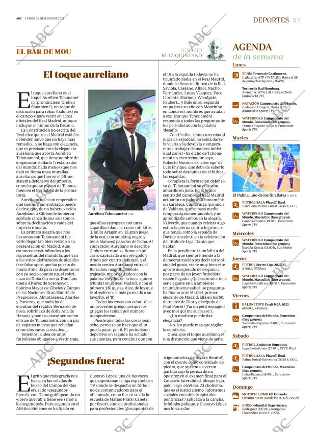 ABC MADRID 20-06-2022 página 57