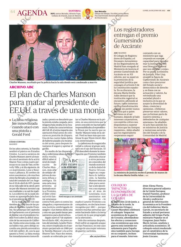 ABC MADRID 20-06-2022 página 64
