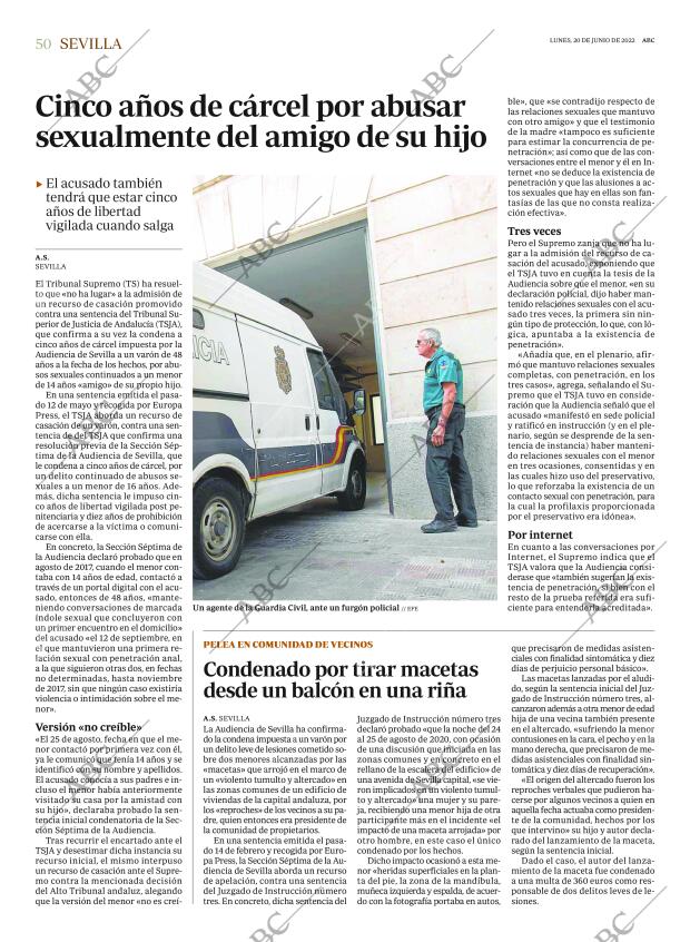 ABC SEVILLA 20-06-2022 página 50