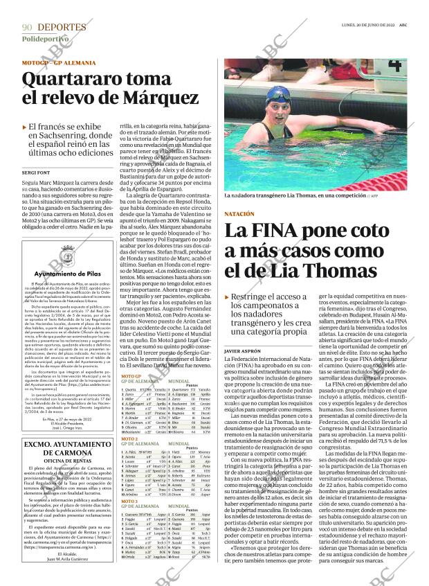 ABC SEVILLA 20-06-2022 página 90