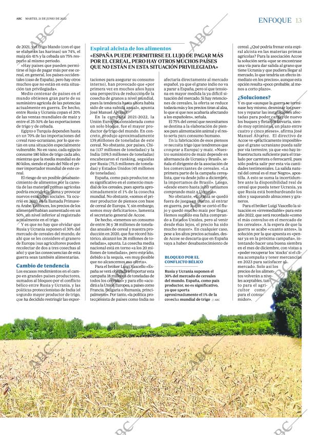 ABC MADRID 21-06-2022 página 13