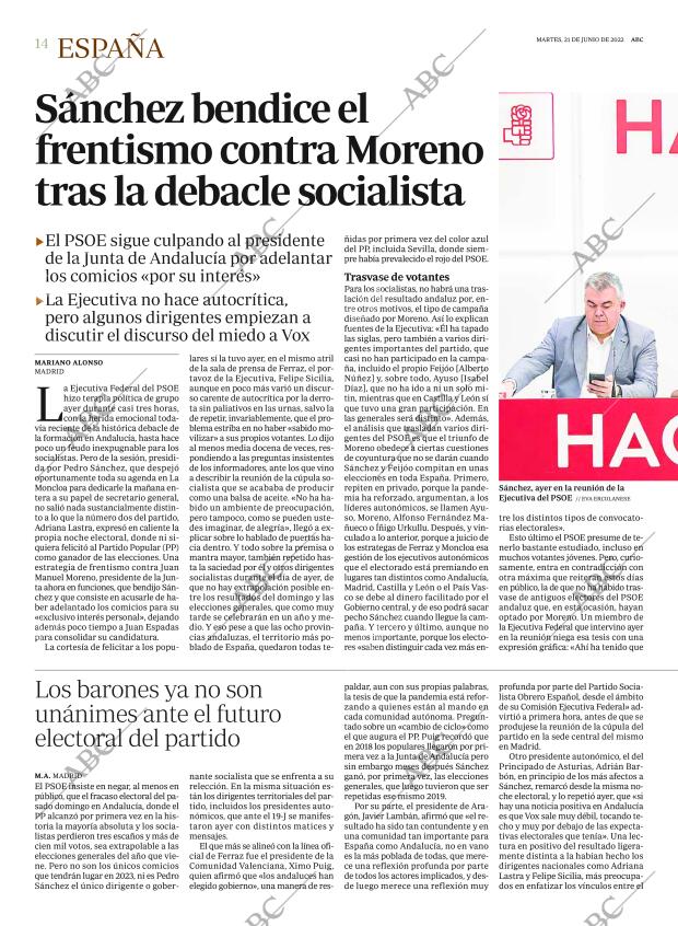 ABC MADRID 21-06-2022 página 14