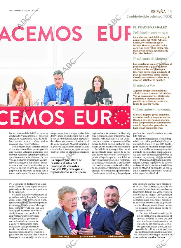 ABC MADRID 21-06-2022 página 15