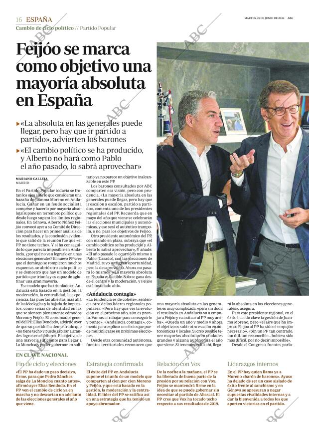 ABC MADRID 21-06-2022 página 16