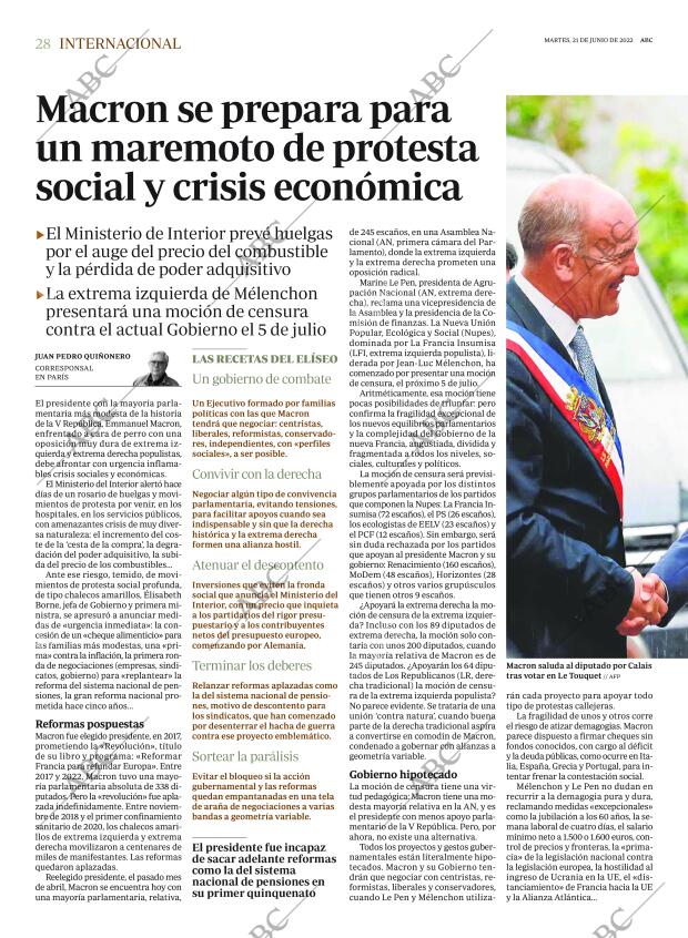 ABC MADRID 21-06-2022 página 28