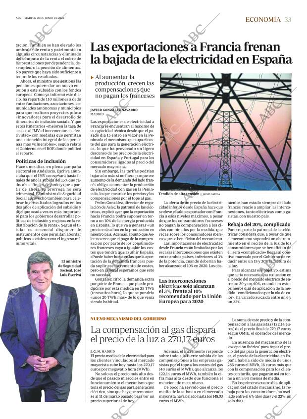 ABC MADRID 21-06-2022 página 33
