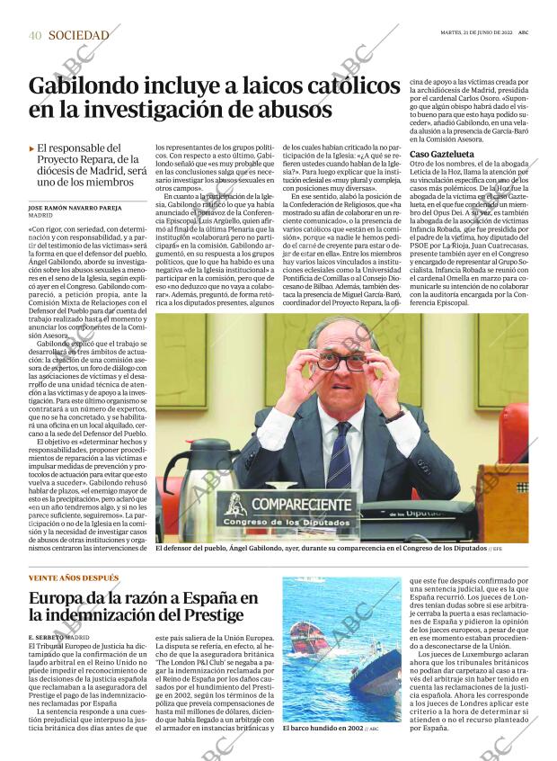 ABC MADRID 21-06-2022 página 40