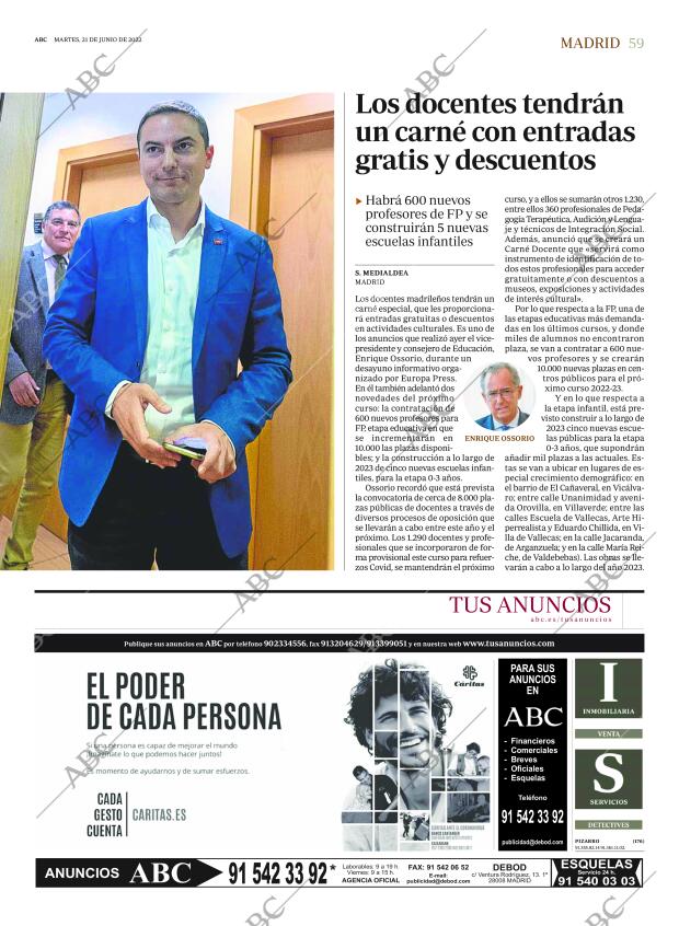 ABC MADRID 21-06-2022 página 59