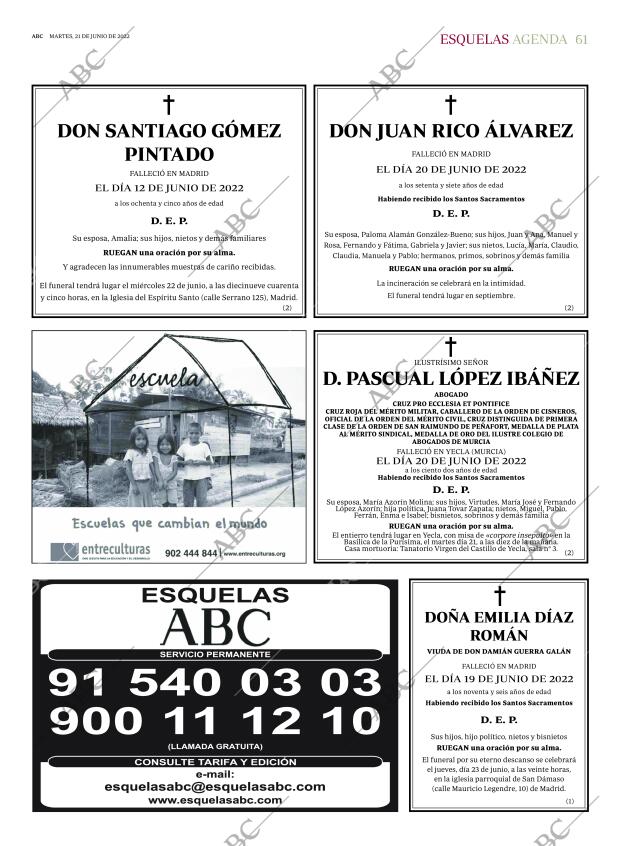 ABC MADRID 21-06-2022 página 61
