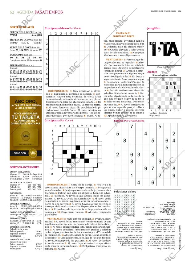 ABC MADRID 21-06-2022 página 62