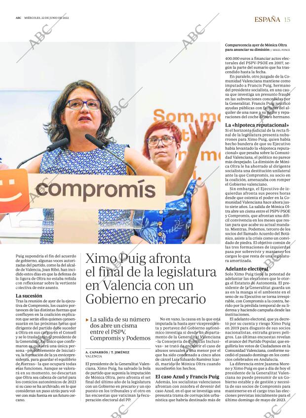 ABC MADRID 22-06-2022 página 15