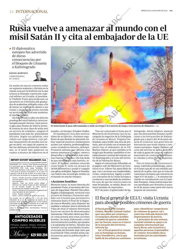 ABC MADRID 22-06-2022 página 24
