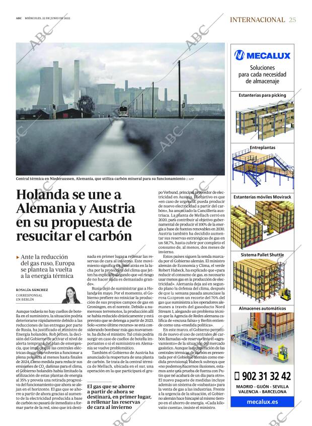 ABC MADRID 22-06-2022 página 25