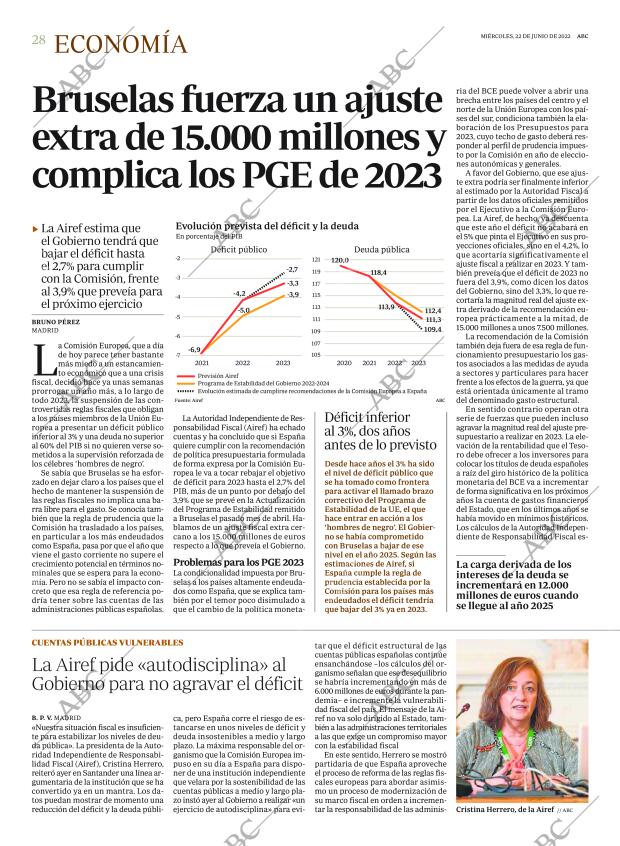 ABC MADRID 22-06-2022 página 28