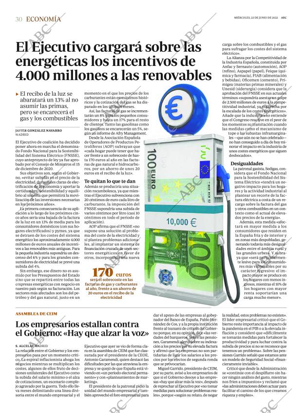 ABC MADRID 22-06-2022 página 30