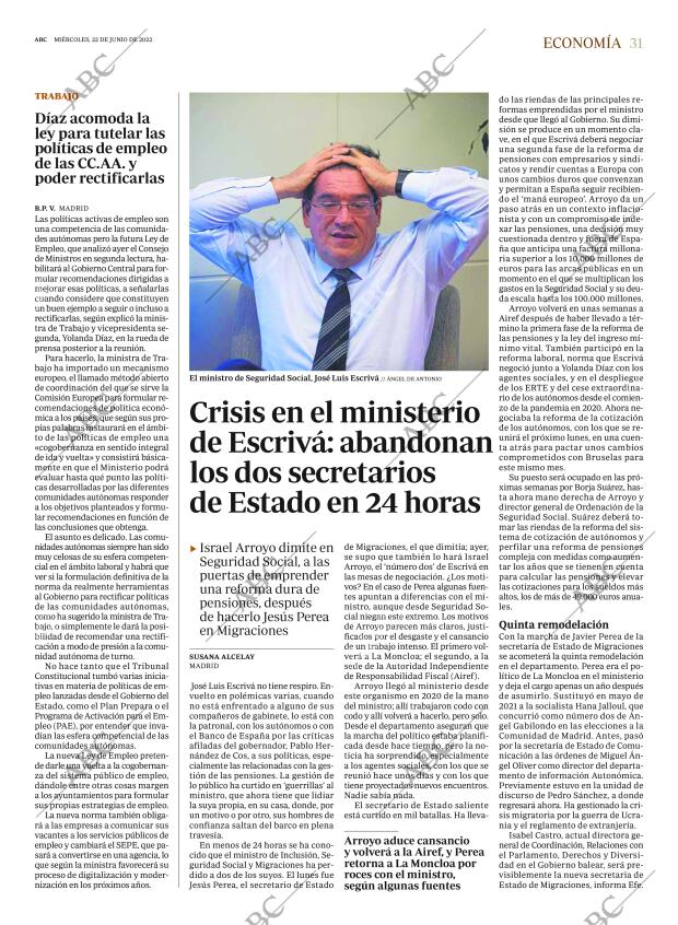 ABC MADRID 22-06-2022 página 31