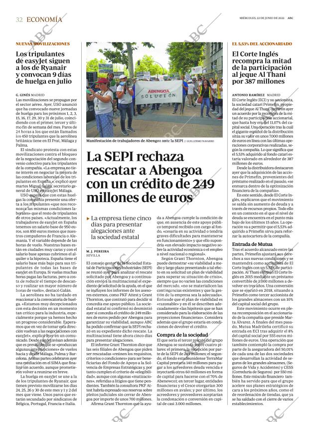 ABC MADRID 22-06-2022 página 32