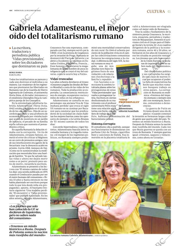 ABC MADRID 22-06-2022 página 41