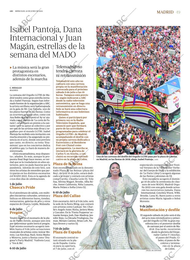 ABC MADRID 22-06-2022 página 49