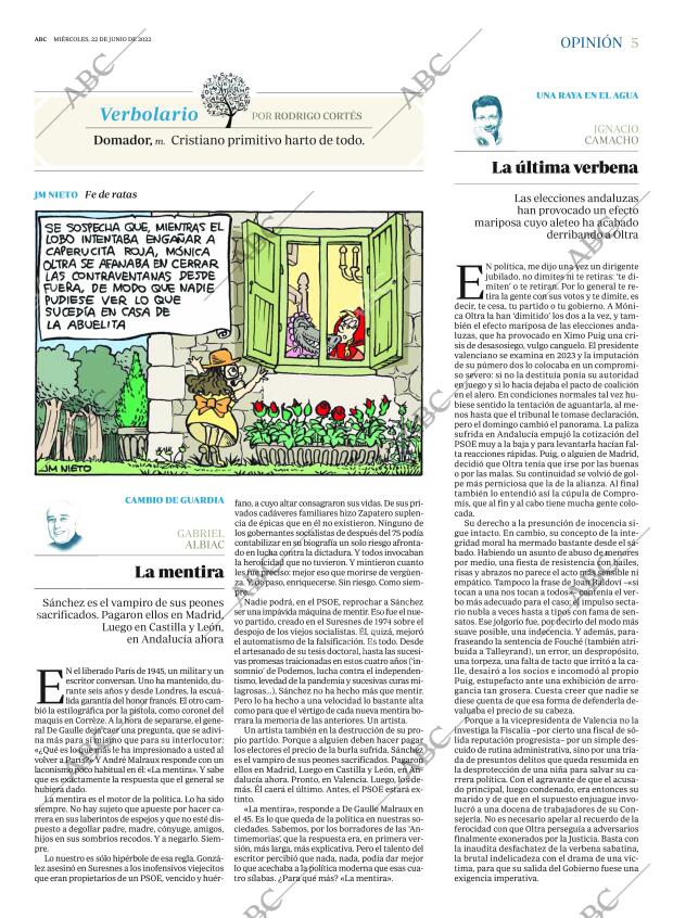 ABC MADRID 22-06-2022 página 5