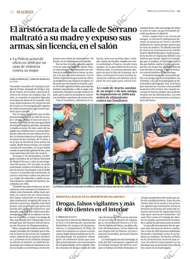 ABC MADRID 22-06-2022 página 50