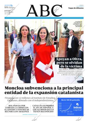 ABC MADRID 23-06-2022 página 1