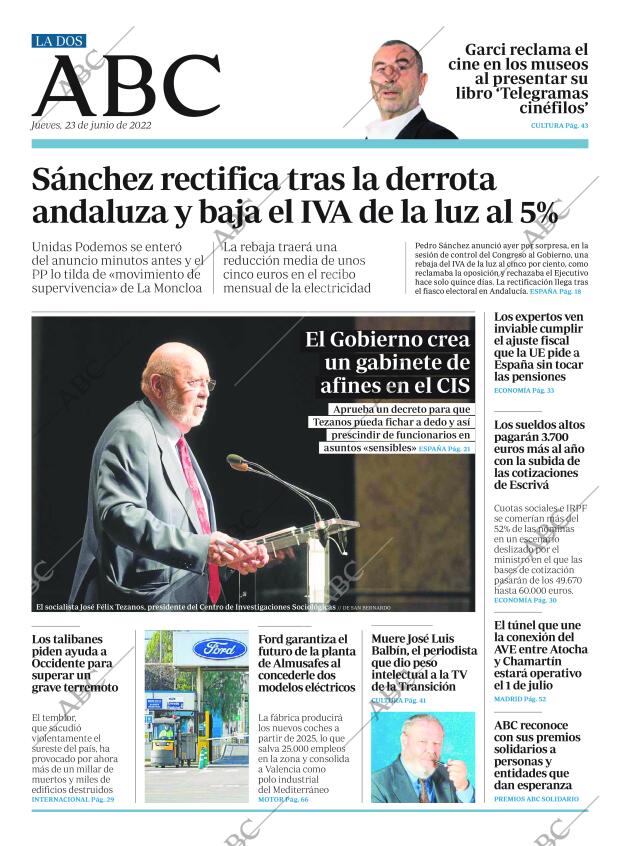 ABC MADRID 23-06-2022 página 2