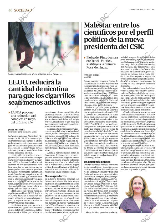 ABC MADRID 23-06-2022 página 40