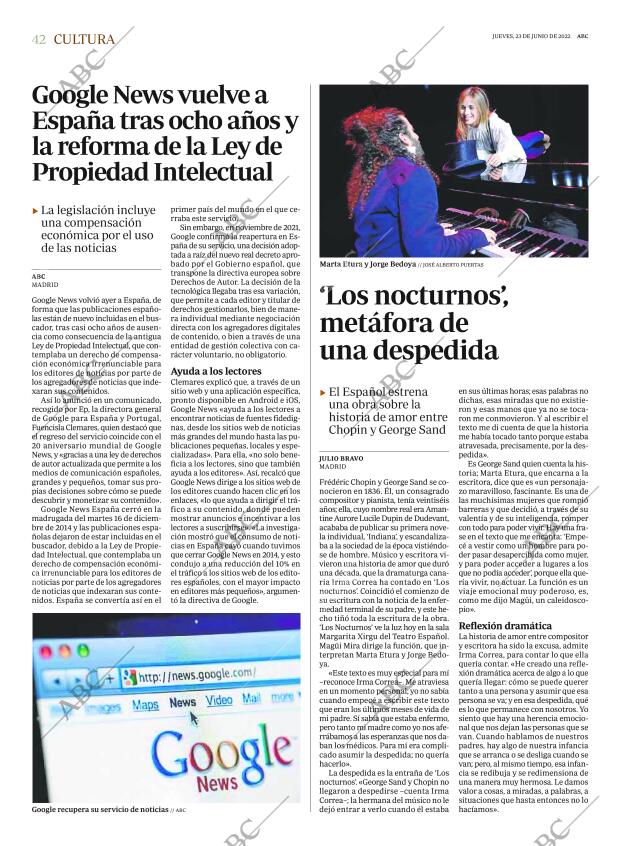 ABC MADRID 23-06-2022 página 42
