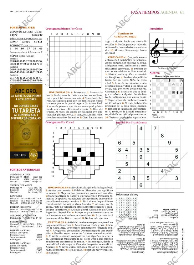 ABC MADRID 23-06-2022 página 61