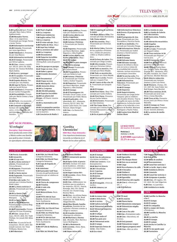 ABC MADRID 23-06-2022 página 71