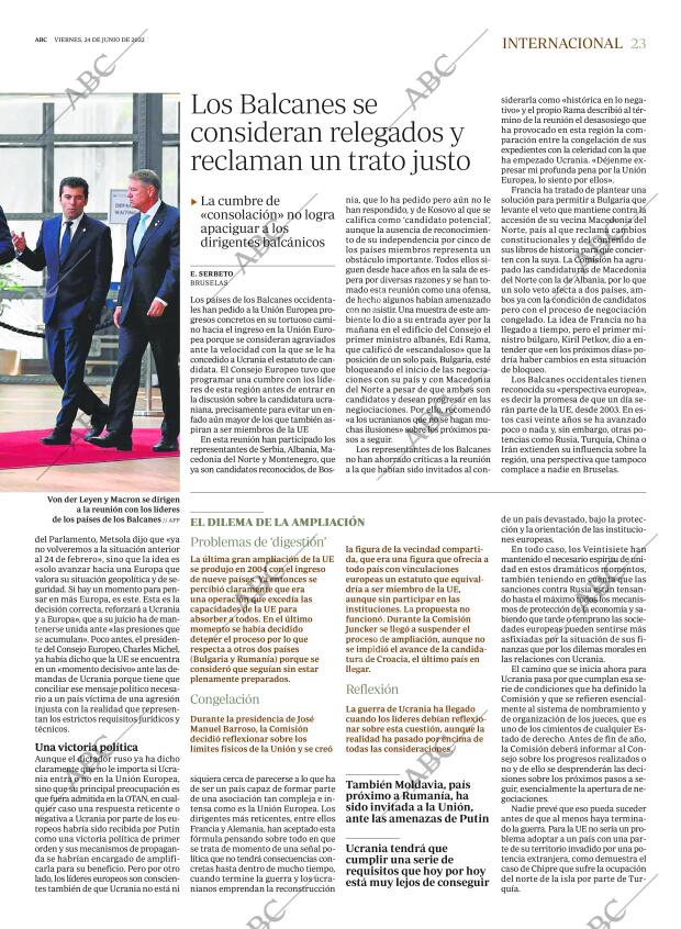 ABC MADRID 24-06-2022 página 23