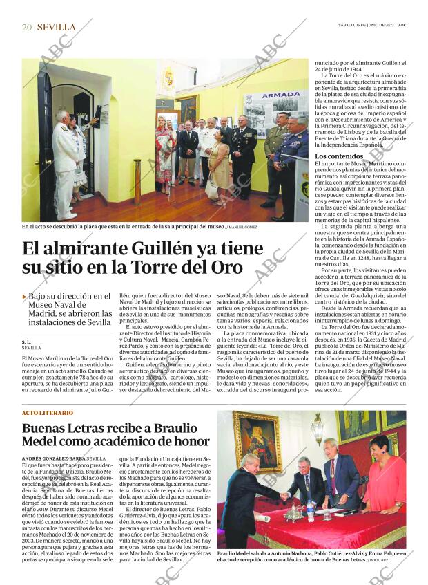 ABC SEVILLA 25-06-2022 página 20