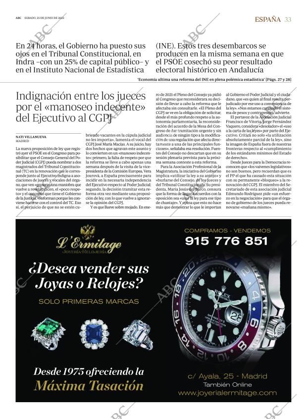 ABC SEVILLA 25-06-2022 página 33