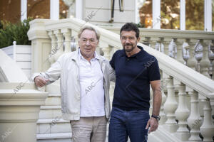 Antonio Banderas y Andrew Lloyd Webber