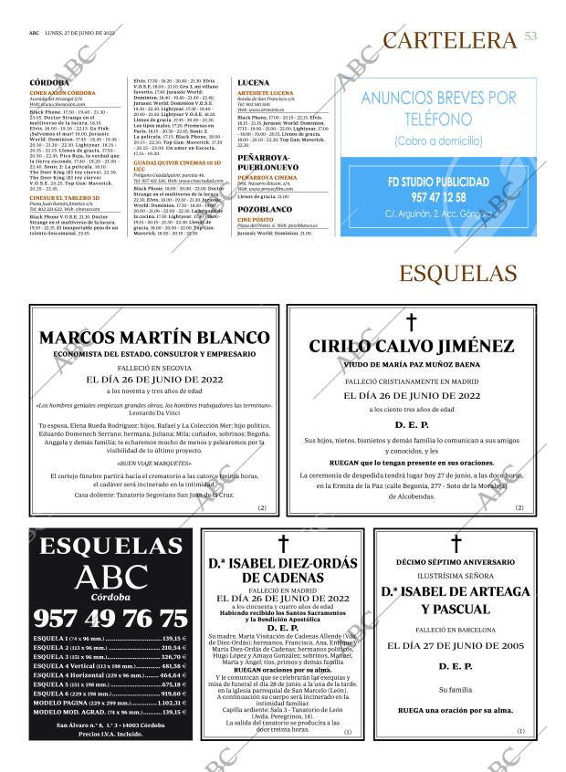 ABC CORDOBA 27-06-2022 página 53