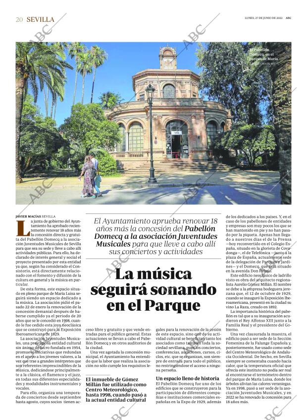 ABC SEVILLA 27-06-2022 página 20